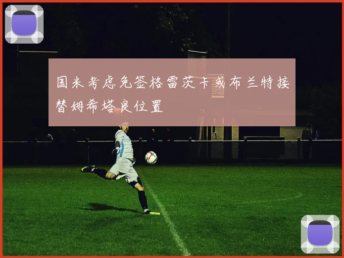 国米考虑免签格雷茨卡或布兰特接替姆希塔良位置